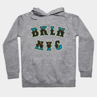 Brooklyn New York Font Fusion - Distinctive Typeface Design Hoodie